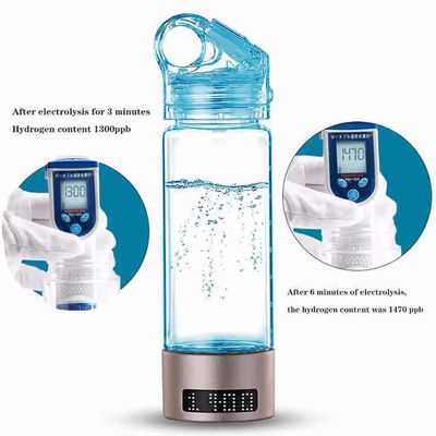 Good price Bình nước tạo nước giàu hydro di động, tốt cho sức khỏe 400ml, lọc sạch cho gia đình, ngoài trời, du lịch, tập thể dục, văn phòng, quà tặng trực tuyến